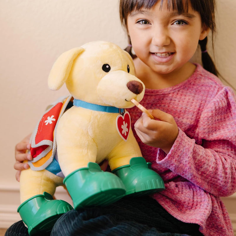 Melissa & Doug Let's Explore Ranger Dog Plush with Search and Rescue Gear Playset - Image 2