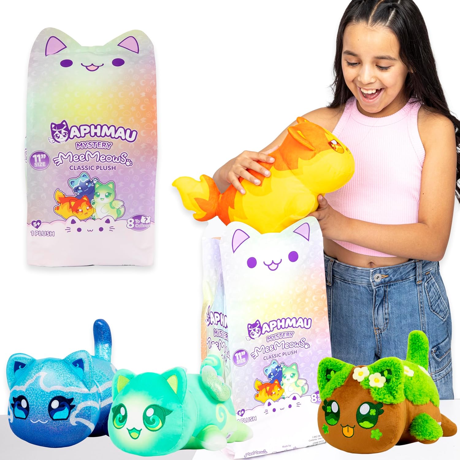 Aphmau MeeMeows 11” Classic Mystery Plush - Elemental – Infinity ...