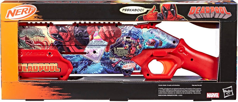 Nerf Marvel Deadpool Blaster, alternate view