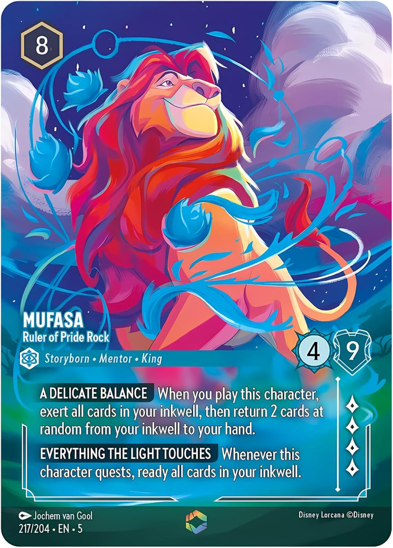 Disney Lorcana TCG Shimmering Skies Set 5 - Booster Pack, side angle