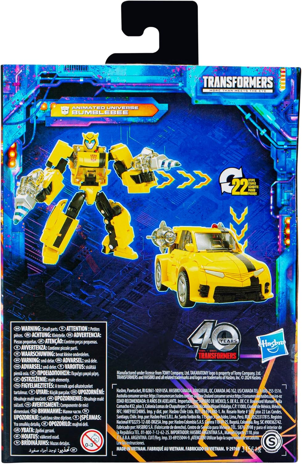 Transformers Legacy United Deluxe Class Animated Universe Bumblebee Action Figure