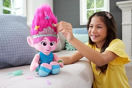 Trolls Hair Pops Surprise Poppy Feature Plush