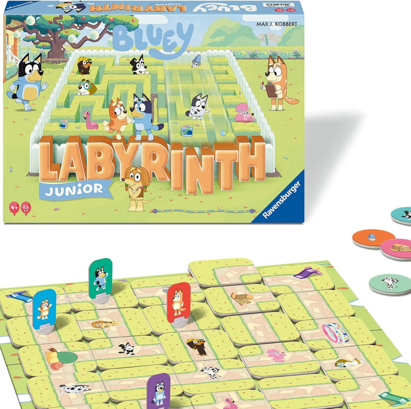 Ravensburger Bluey - Labyrinth Junior, packaging shot