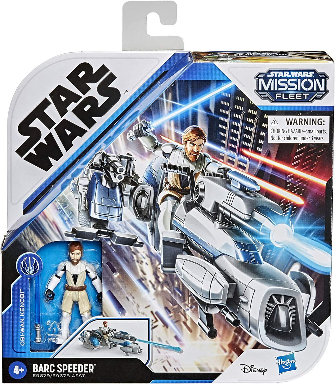 Star Wars Mission Fleet Obi Wan Kenobi with Barc Speeder