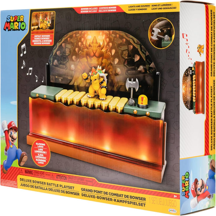 Super Mario Deluxe Bowser Battle Playset