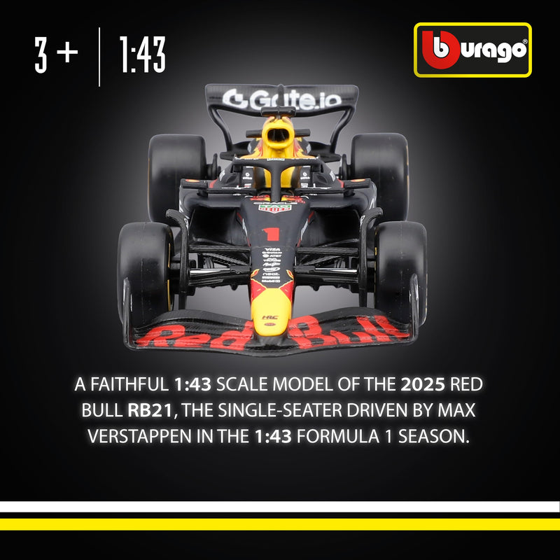 1:43 F1 Red Bull Racing RB20 2024 Verstappen in 12PC Dispens, side angle