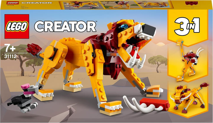 LEGO 31112 Creator 3 in 1 Wild Lion Set