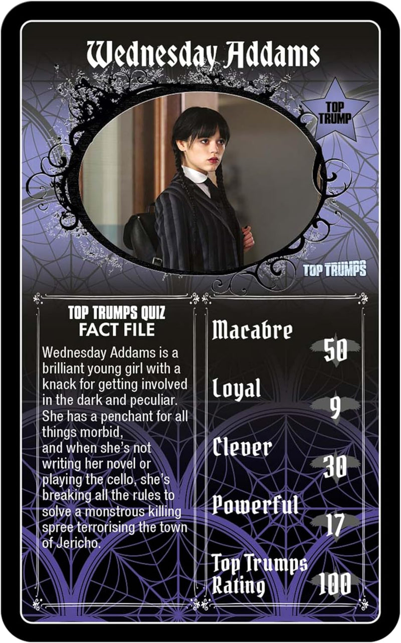 Top Trumps Specials Wednesday Card Game - Image 6