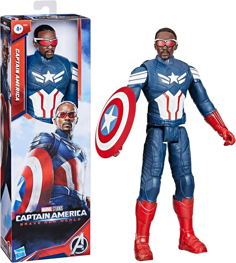 Marvel Titan Hero Series Captain America Brave New World: Captain America Action Figure - Image 3