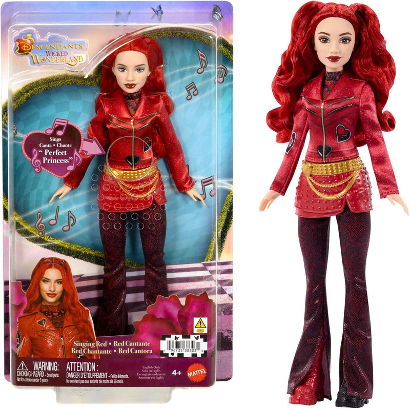 Descendants 5 Red Daughter of Queen of Hearts Singing Doll