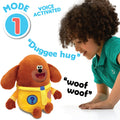 Hey Duggee Interactive Voice Activated Smart Duggee Soft Toy, rear view