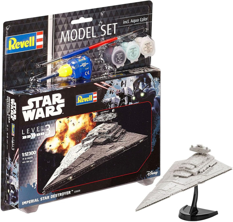 REVELL 63609 - Star Wars: Imperial Star Destroyer 1:12300  Scale Model Set