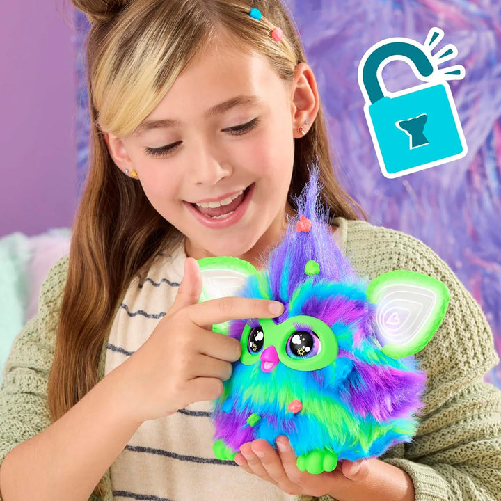 Furby Aurora Glow In The Dark Furbealis Interactive Toy