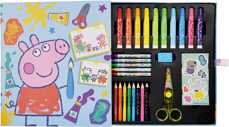 Peppa Pig colouring case creative activity set for kids