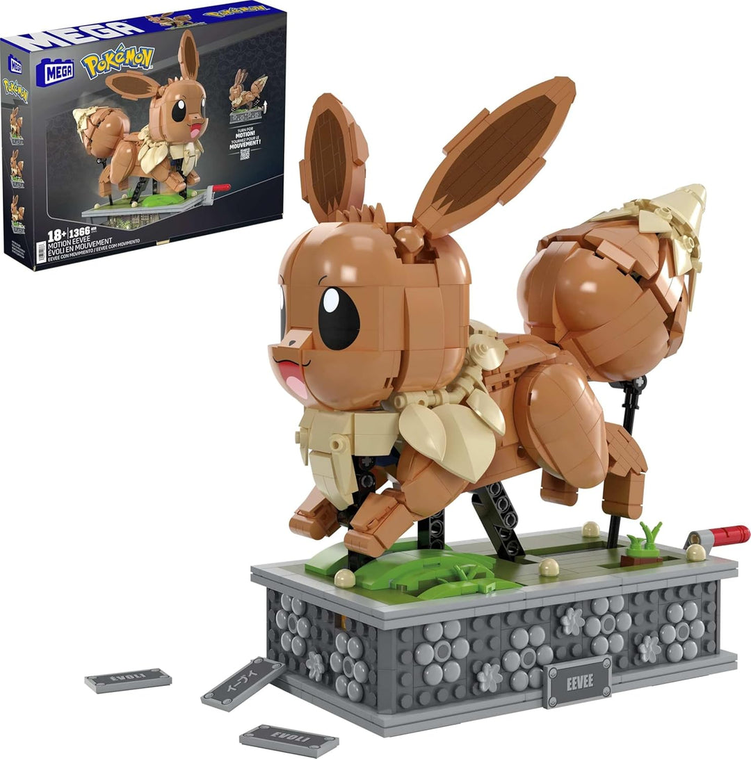 MEGA Pokémon Action Figure Building Set Motion Eevee