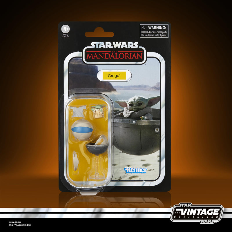 Star Wars Grogu Vintage Collection Collectible Figure, side angle