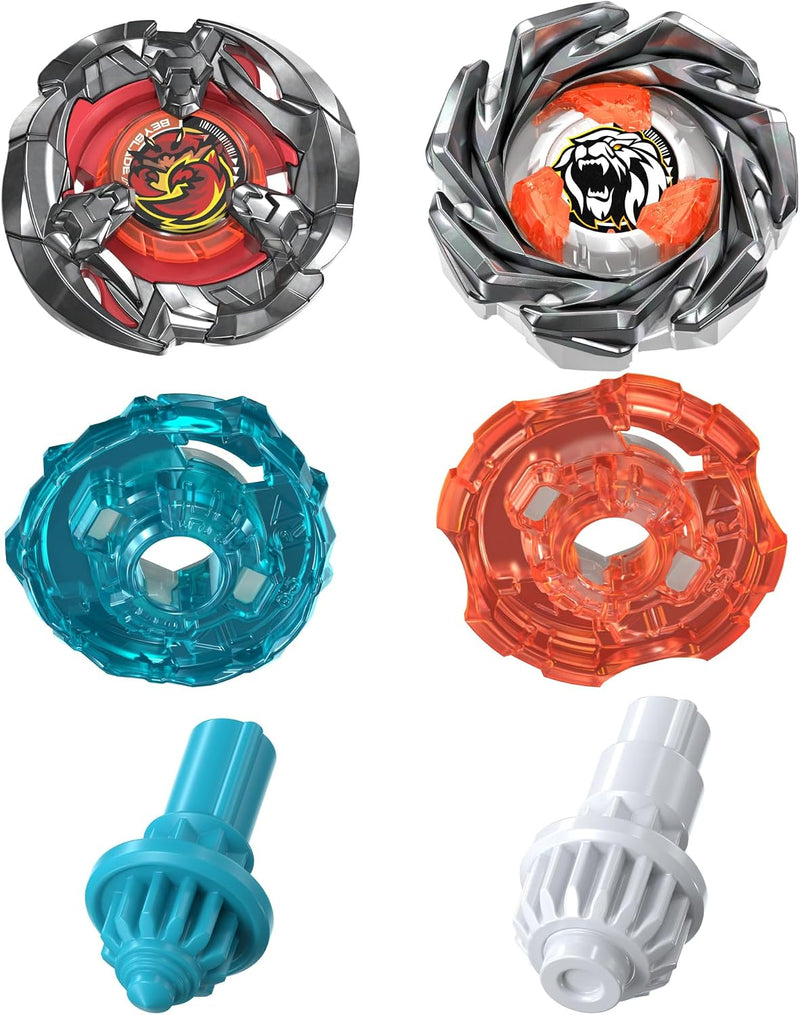 Beyblade X Clamp Crab 9-65S & Crest Leon 4-55A Dual Pack