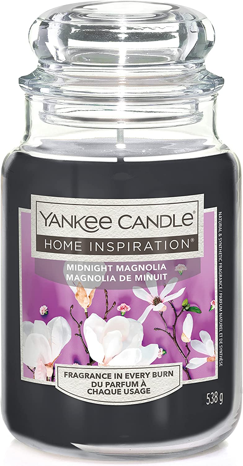 Yankee Candle - Home Inspiration, Jar Candle, Magnolia Flowers Fragrance collectible from hanrattycraftsgifts.co.uk