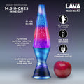 Lava Lamp Northern Lights Glitter, side angle