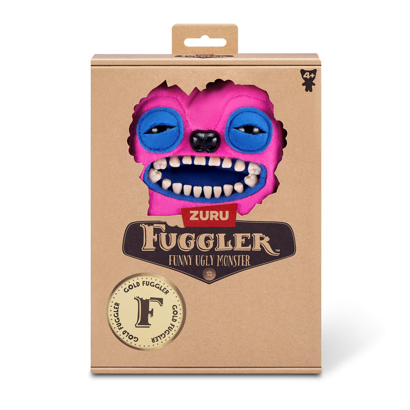 Fuggler Gold Fuggs Greedy Grinner 9" Plush, side angle
