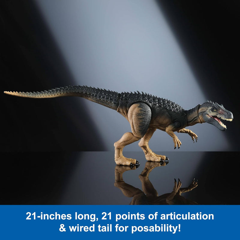 Jurassic World Hammond Collection Allosaurus Action Figure, close-up detail