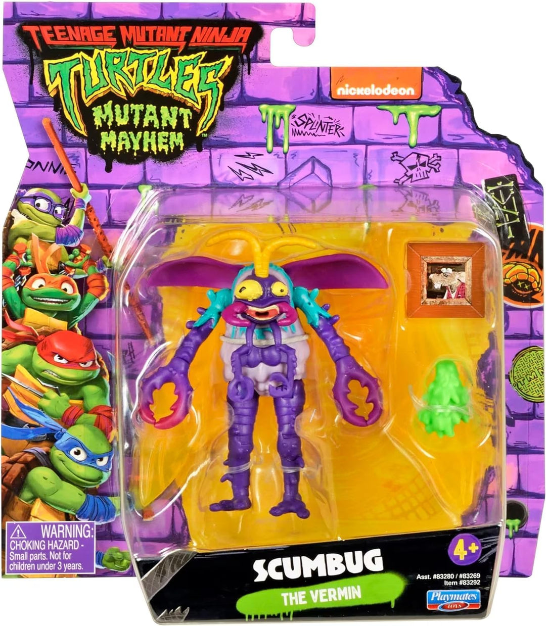 Teenage Mutant Ninja Turtles:Mutant Mayhem ScumBug The Vermin Action Figure