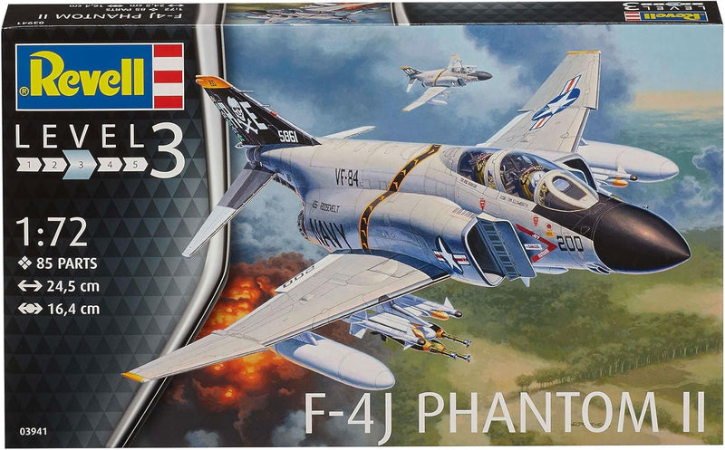 REVELL 03941 F 4J Phantom II 1:72 Scale Model Plane - Image 2