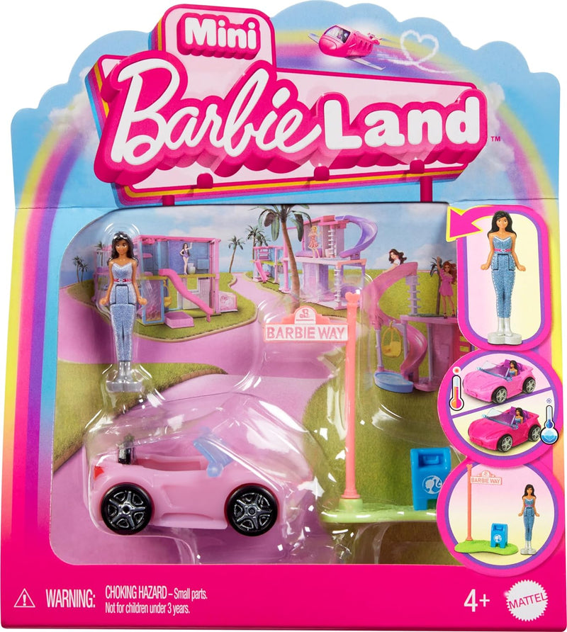 Mini Barbieland Doll & Convertible Vehicle