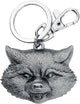 Guardians Of The Galaxy Rocket Head Pewter Key Ring (Avengers Marvel)