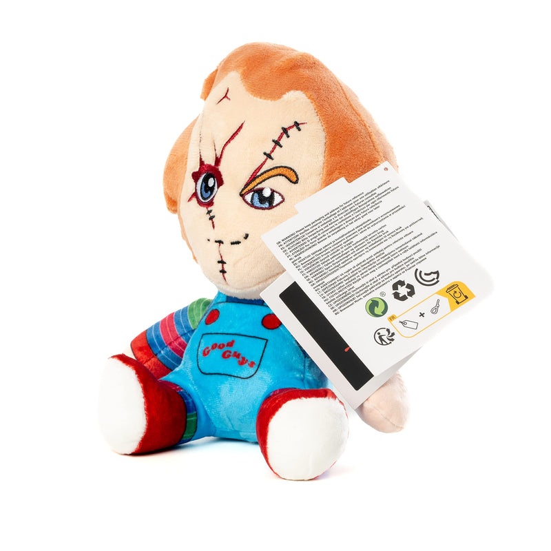 Childs Play Chucky Phunny Plush Figure 15cm, in display