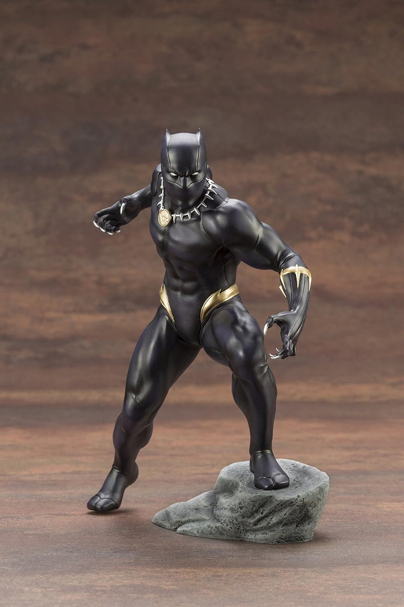 Marvel Universe Black Panther 1/10 Scale ARTFX+ Kotobukiya Statue, side angle