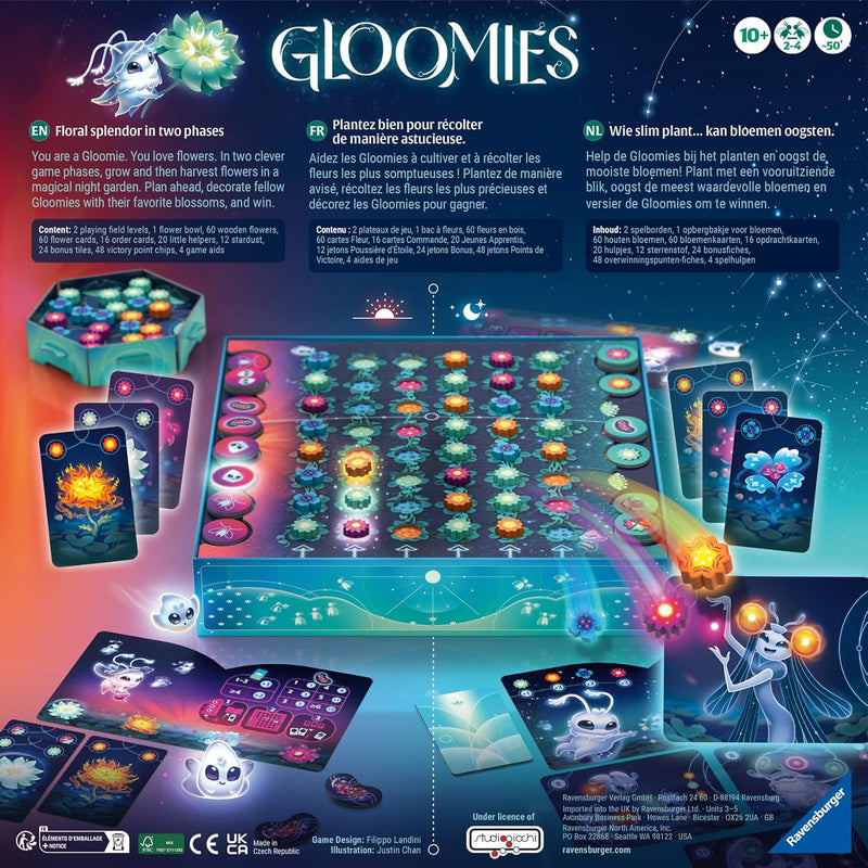 Ravensburger Gloomies - Immersive Strategy Board Game, side angle