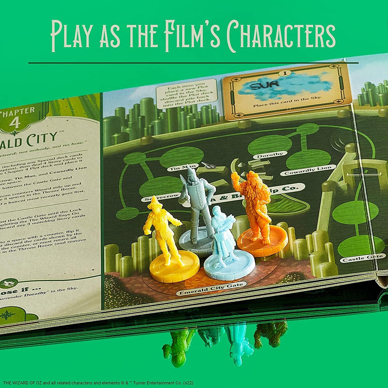 The Wizard of Oz Adventure Book - Family Strategy Board Game, packaging shot