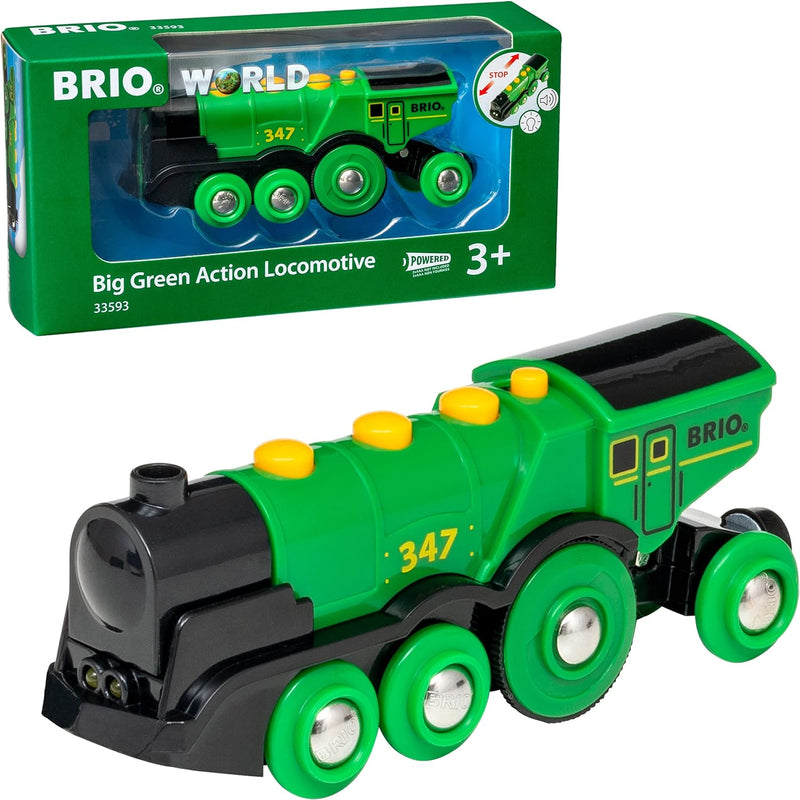 BRIO Big Green Action Locomotive (33593)