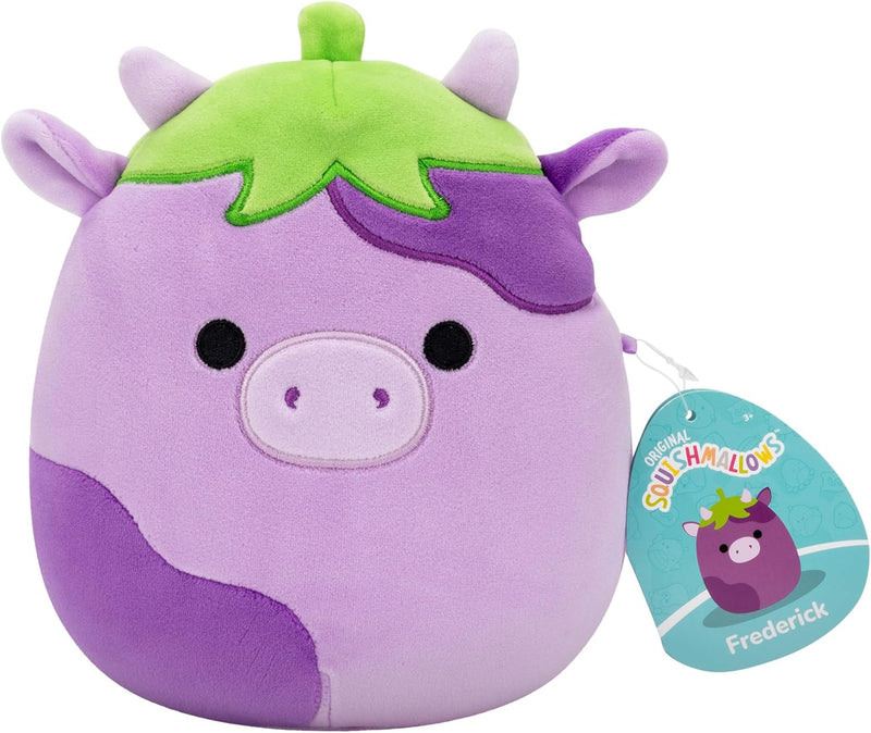Squishmallows - 7.5'' Frederick The Eggplant Cow Plush