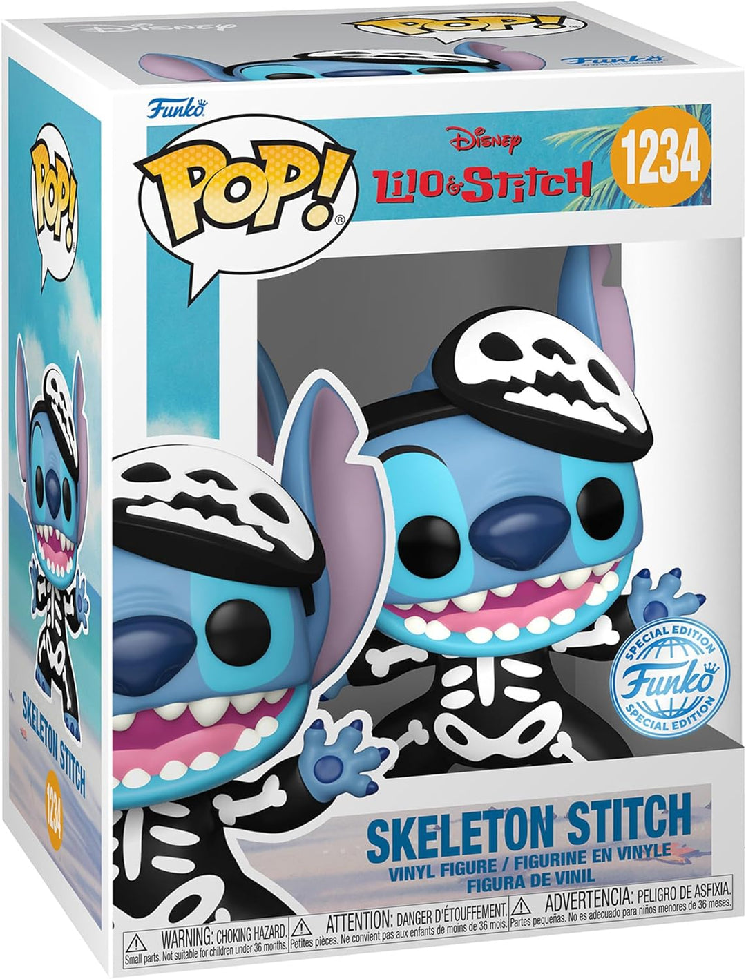 Skeleton Stitch Lilo & Stitch Disney Funko POP! Vinyl Figure Exclusive