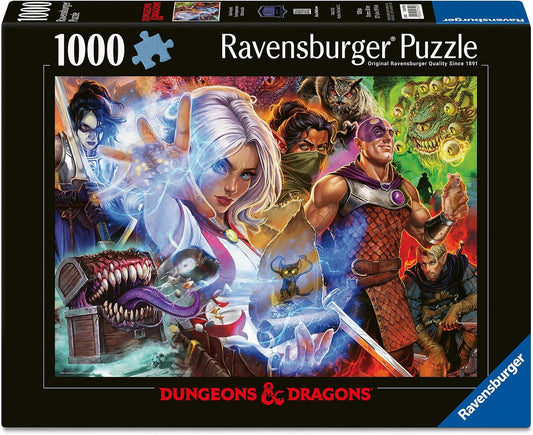 Dungeons & Dragons Quest Accepted 1000 Piece Jigsaw Puzzle alternate view 2