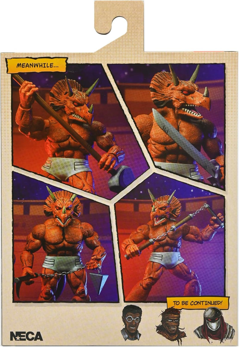 TMNT Comic Triceraton Gladiator (Mirage Comics) 7" Scale Action Figure Teenage Mutant Ninja Turtles (view 4)