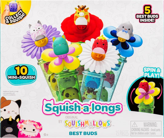 Squishmallows Squish-a-longs Collect & Display Best Buds Bundle