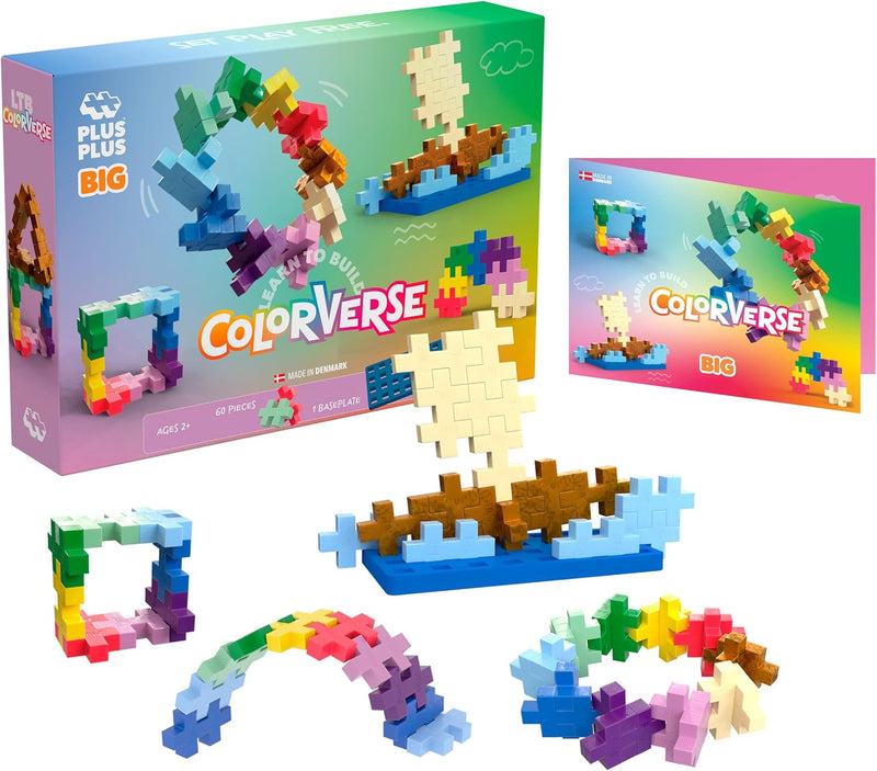 Plus Plus: Colorverse Learn to Build (60pc)