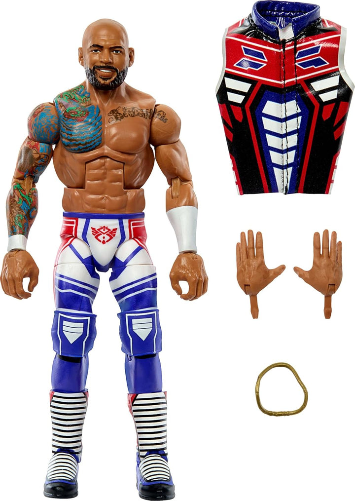 WWE Elite Collection Ricochet with Accessories Action Figure