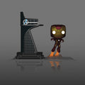 Funko Pop! Town: Avengers: Age of Ultron - Avengers Tower with Iron Man (Glow-in-The-Dark) PX Vinyl Figure, alternate view