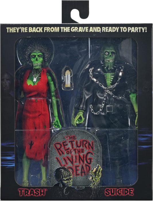 Return Of The Living Dead Trash And Suicide 8" Clothed Action Figure 2-Pack