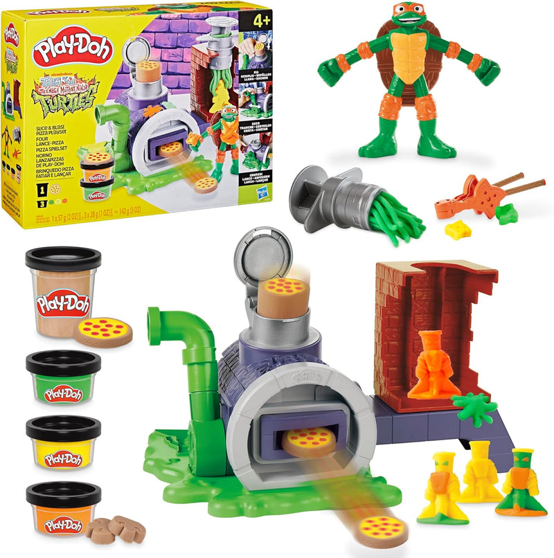 Play Doh Tales of The Teenage Mutant Ninja Turtles Slice & Blast Pizza Playset