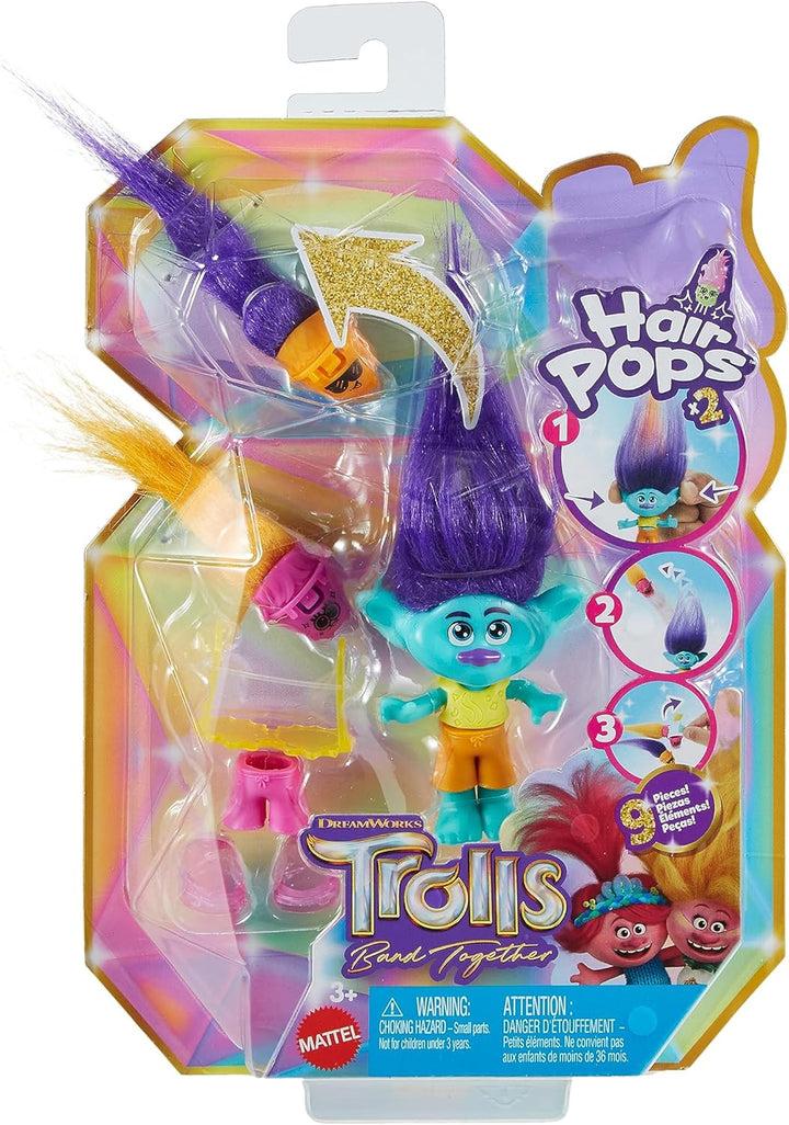 Trolls Band Together Hair Pops Branch Small Doll