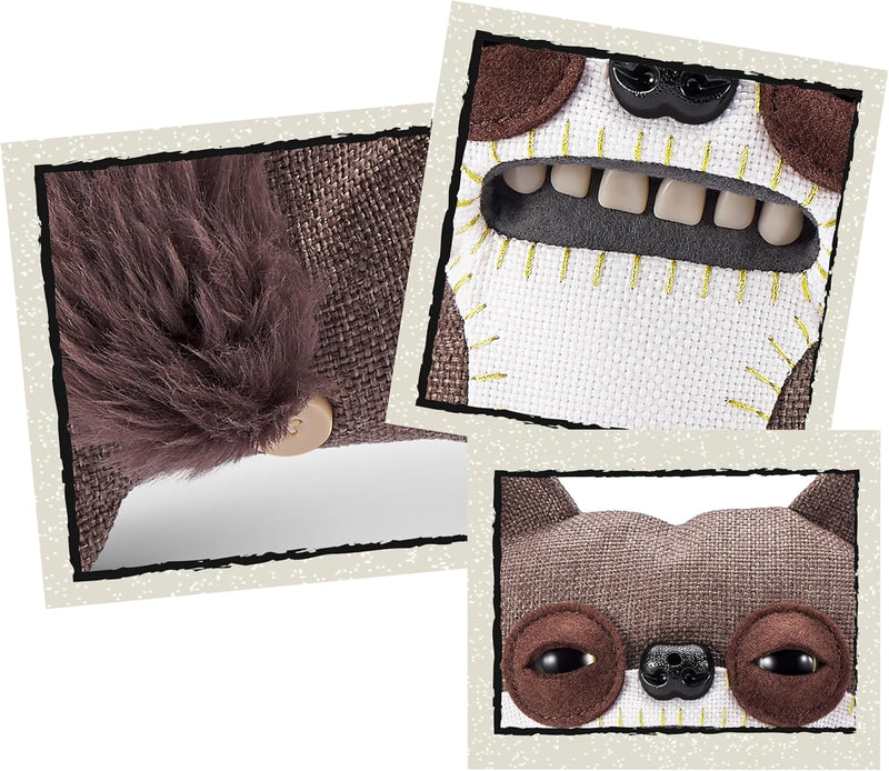 Fuggler Fart Face Fuggler Suspicious Fox 9 Plush, side angle