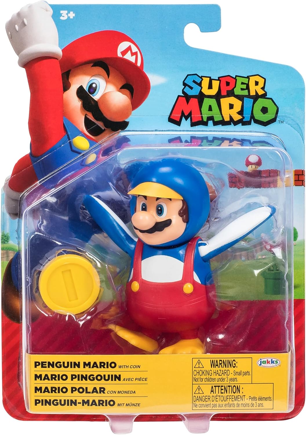 Super Mario 4" Penguin Mario Figure