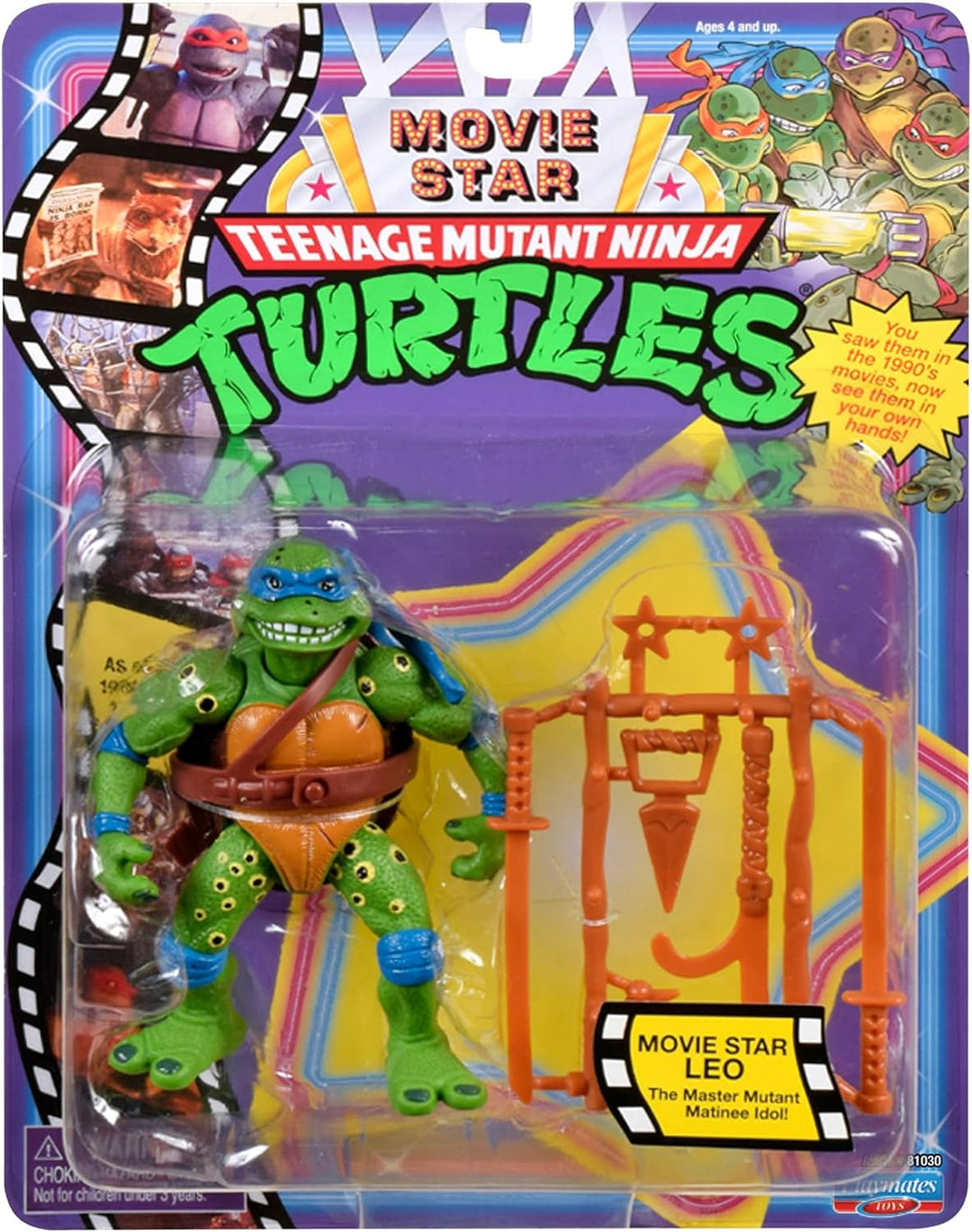 Teenage Mutant Ninja Turtles Movie Star Leo Action Figure