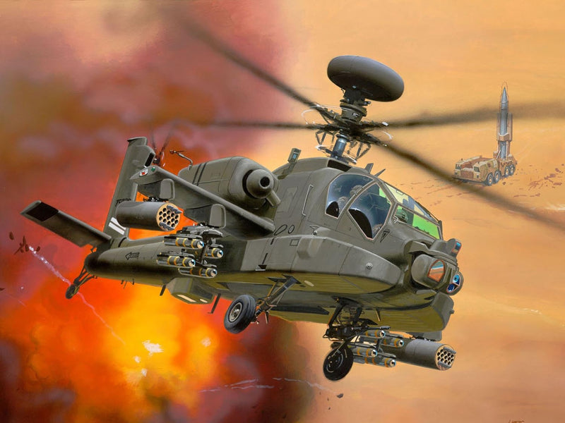 REVELL 04046 AH 64D Longbow Apache 1:144 Scale Model Plane - Image 6