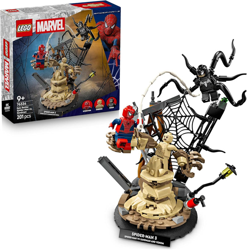 Spider-Man vs Sandman Marvel LEGO 76334 Epic Battle Building Set